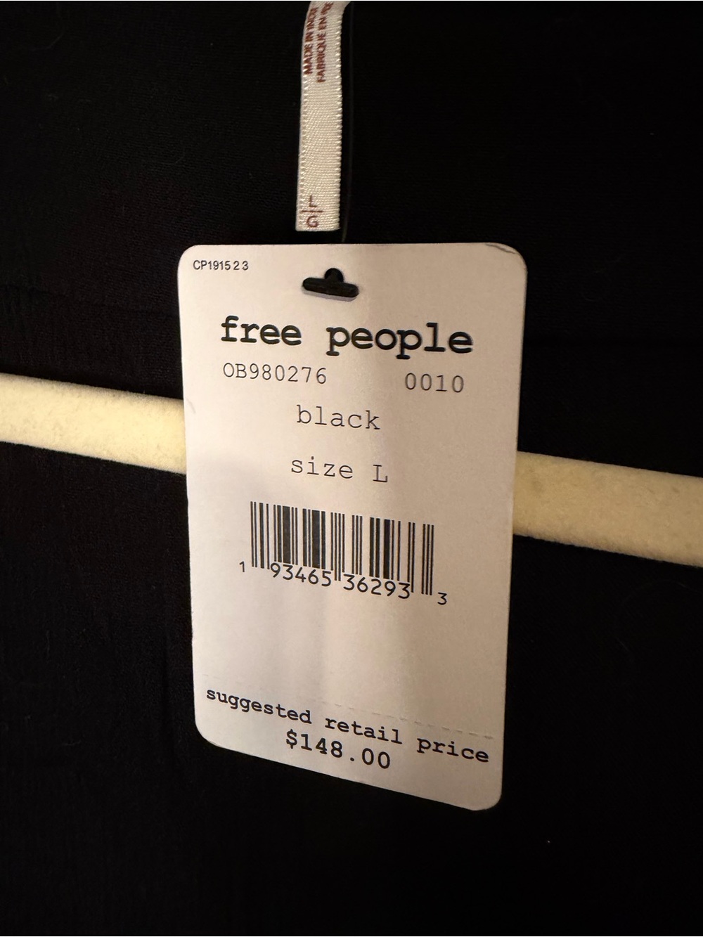 Free People Black Dress with Brand Tag - Picture 4 of 6